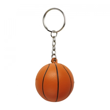 Brelok antystresowy Basket, pomarańczowy/czarny 