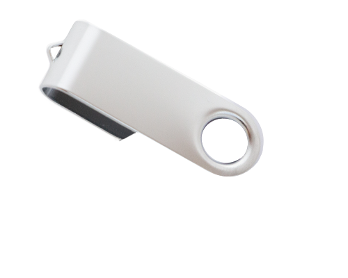 USB Twister - silver clip
