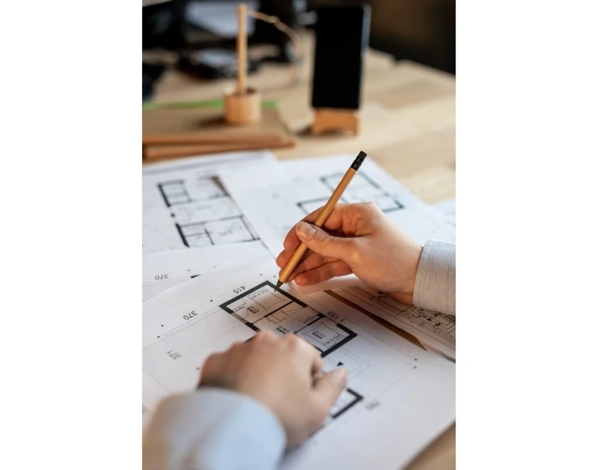 Bambusowy wieczny ołówek B'RIGHT z logo i gumką