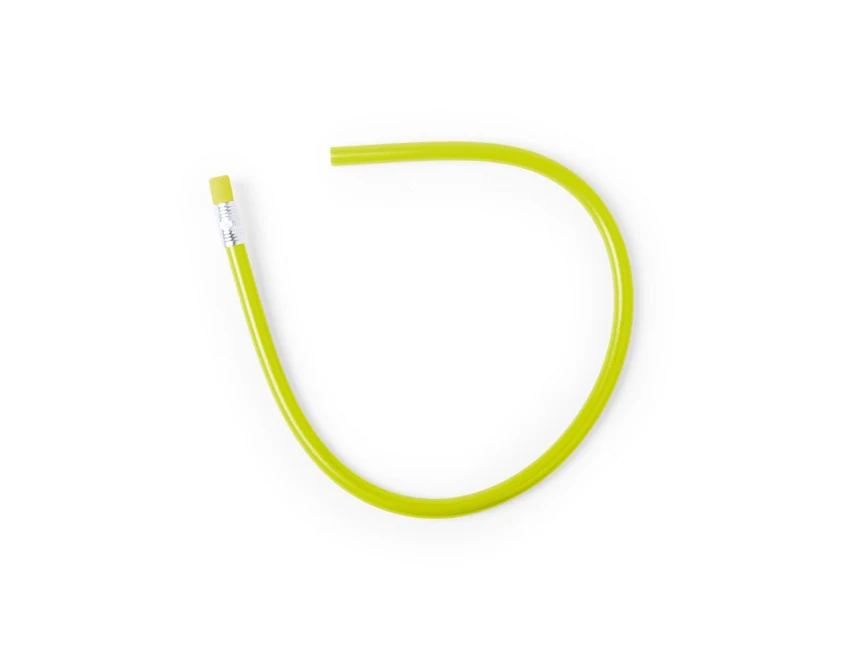 Jasnozielony elastyczny ołówek PVC z logo firmy