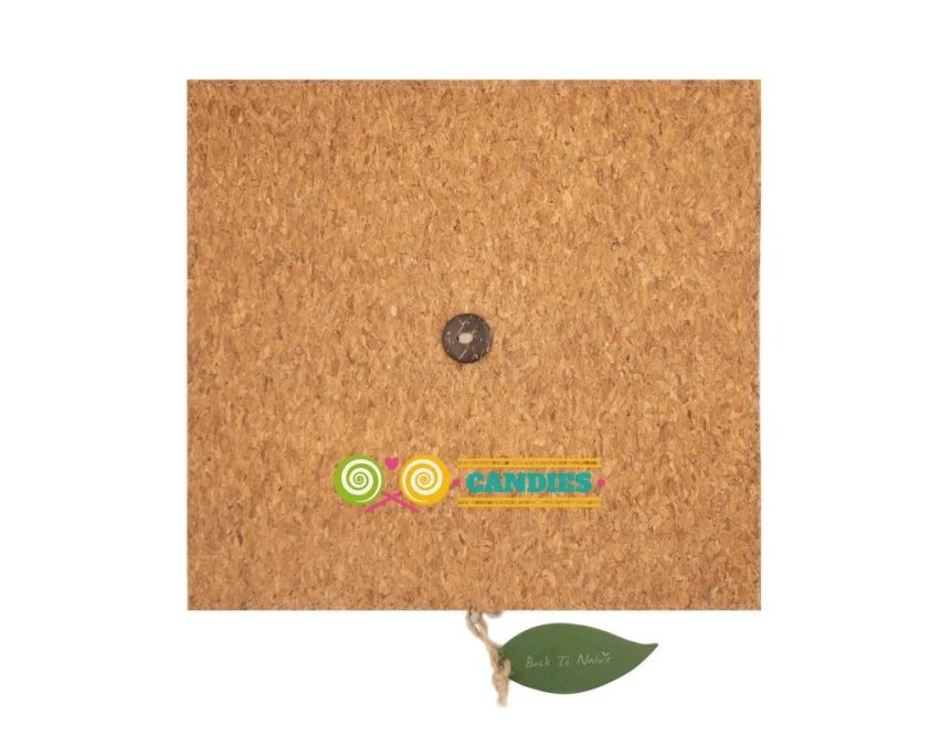 Eko zestaw szkolny Clark: korkowe etui, drewno, nadruk