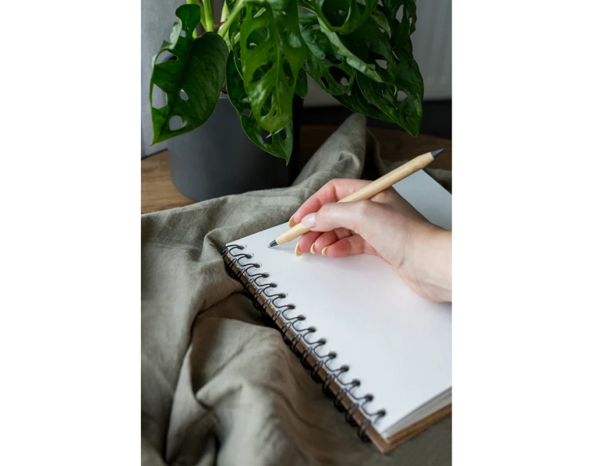 Jasnozielony bambusowy długopis 2 w 1 Mikayla z logo