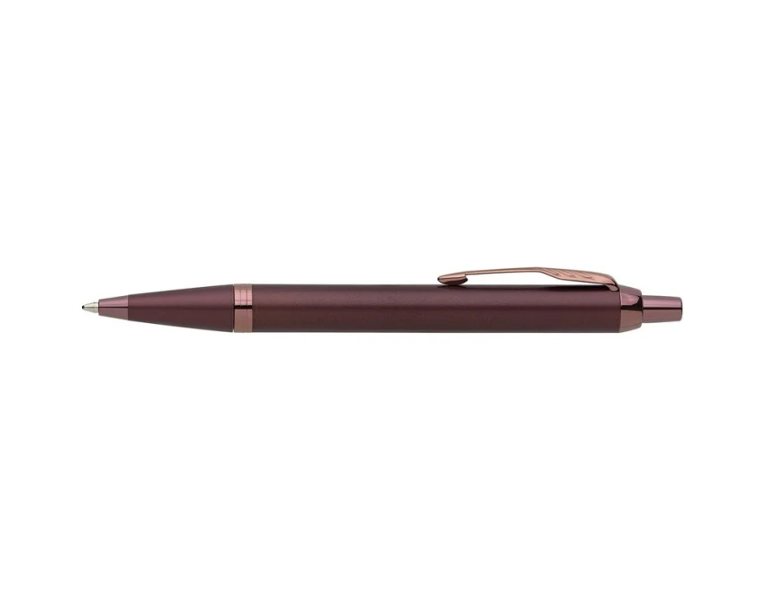Parker IM Monochrome PVD Burgundowy z grawerem dla firm
