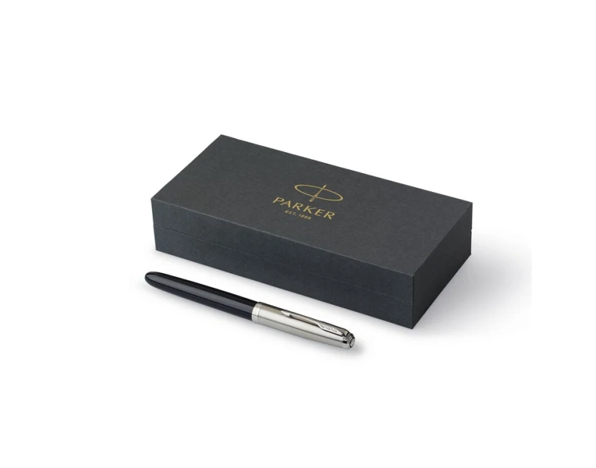 Czarne pióro Parker 51 z grawerem logo dla firm