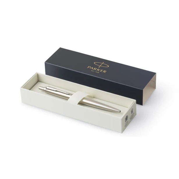 Srebrny długopis Parker Jotter XL z grawerem logo
