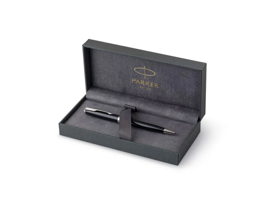 Czarny długopis Parker Sonnet z grawerem w pudełku