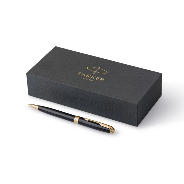 Parker Sonnet czarny długopis z grawerem dla firm