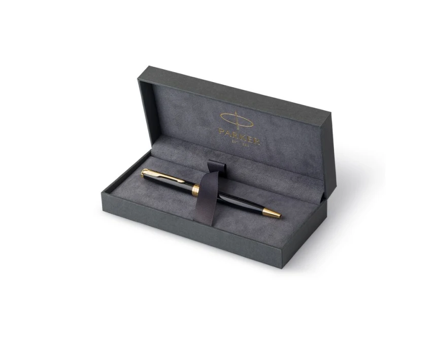 Parker Sonnet czarny długopis z grawerem dla firm
