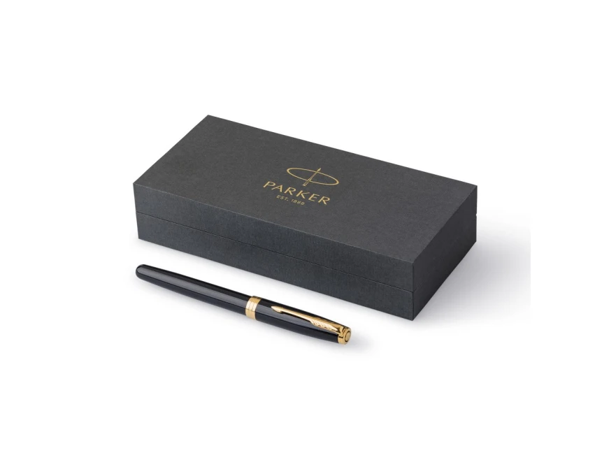 Pióro kulkowe Parker Sonnet czarne z grawerem, metal