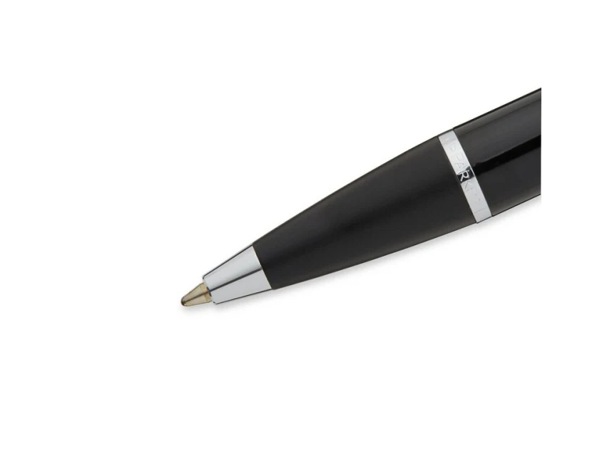 Czarny długopis Parker IM metalowy z grawerem logo
