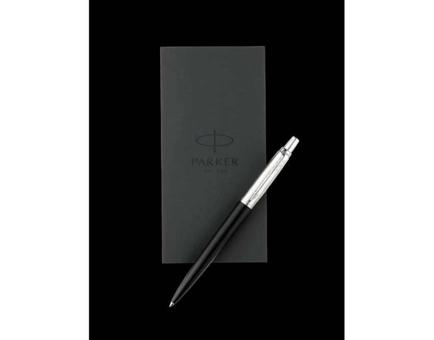 Parker Jotter Core Czarny z Grawerem w Pudełku