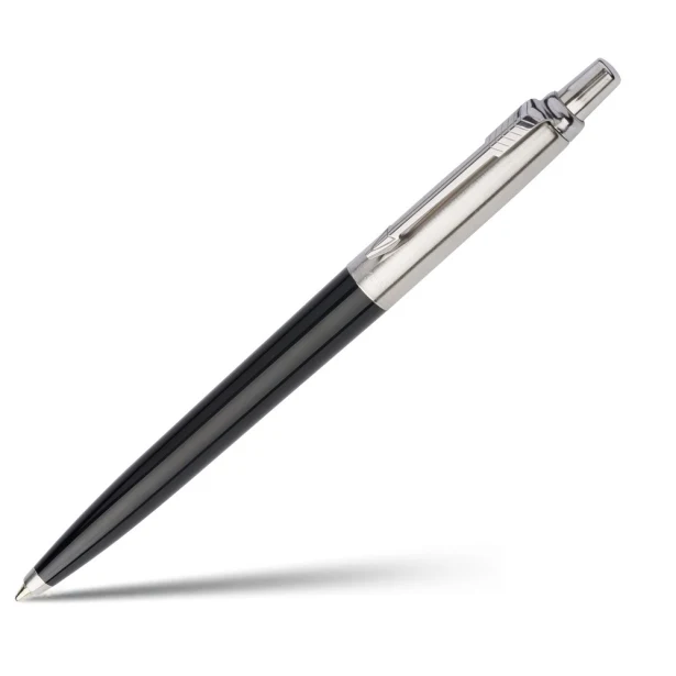 Parker Jotter czarny metalowy z grawerem logo w pudełku