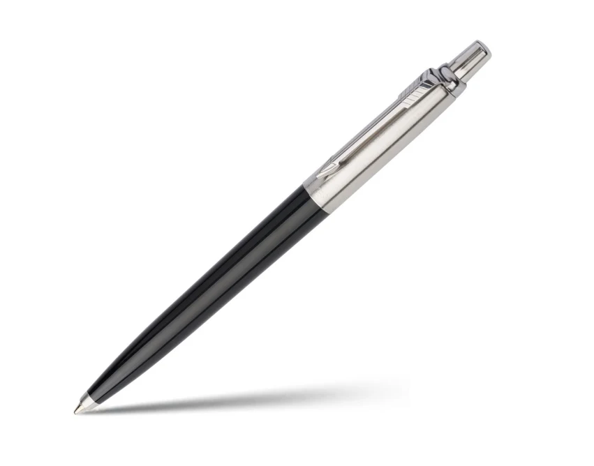 Parker Jotter czarny metalowy z grawerem logo w pudełku
