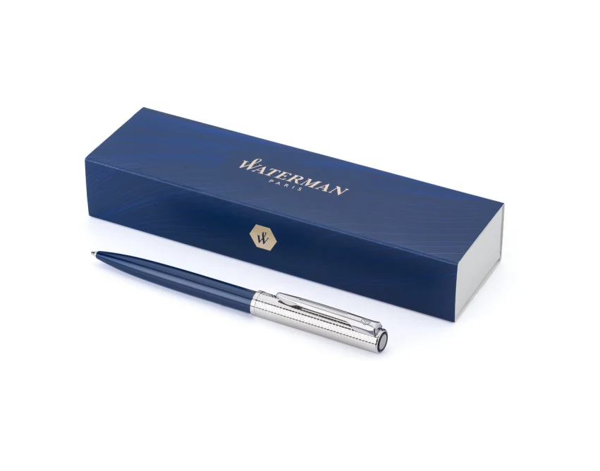 Waterman Allure Deluxe niebieski z grawerem – stalowy długopis