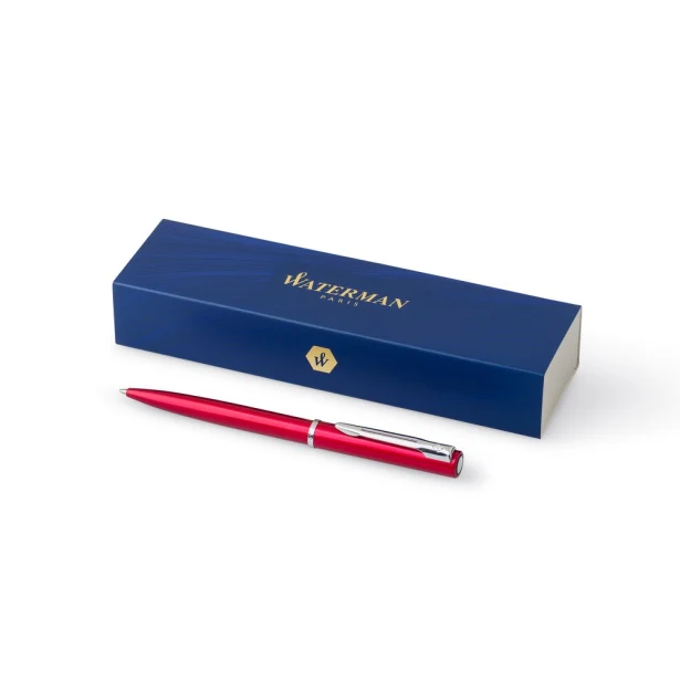 Czerwony długopis Waterman Graduate z grawerem dla firm