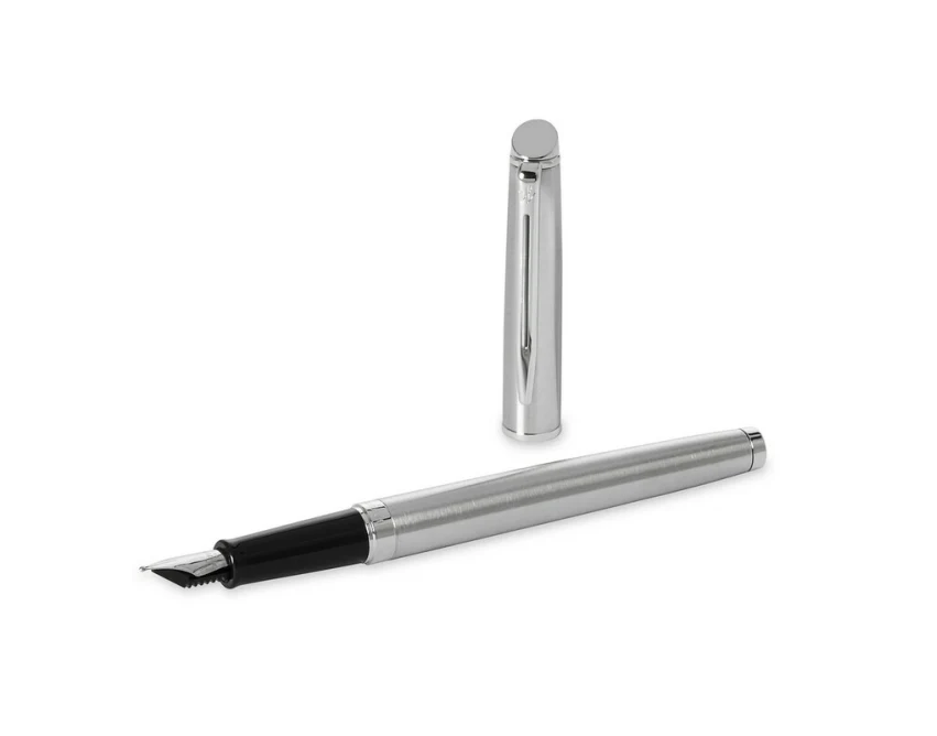 Pióro Waterman stal nierdzewna srebrne z grawerem logo