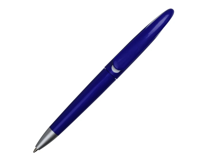 Długopis Cisne niebieski z logo – ergonomiczny, plastikowy