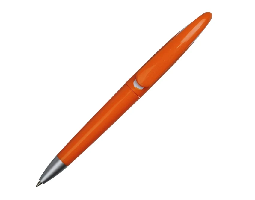 Długopis plastikowy Cisne pomarańczowy z nadrukiem logo