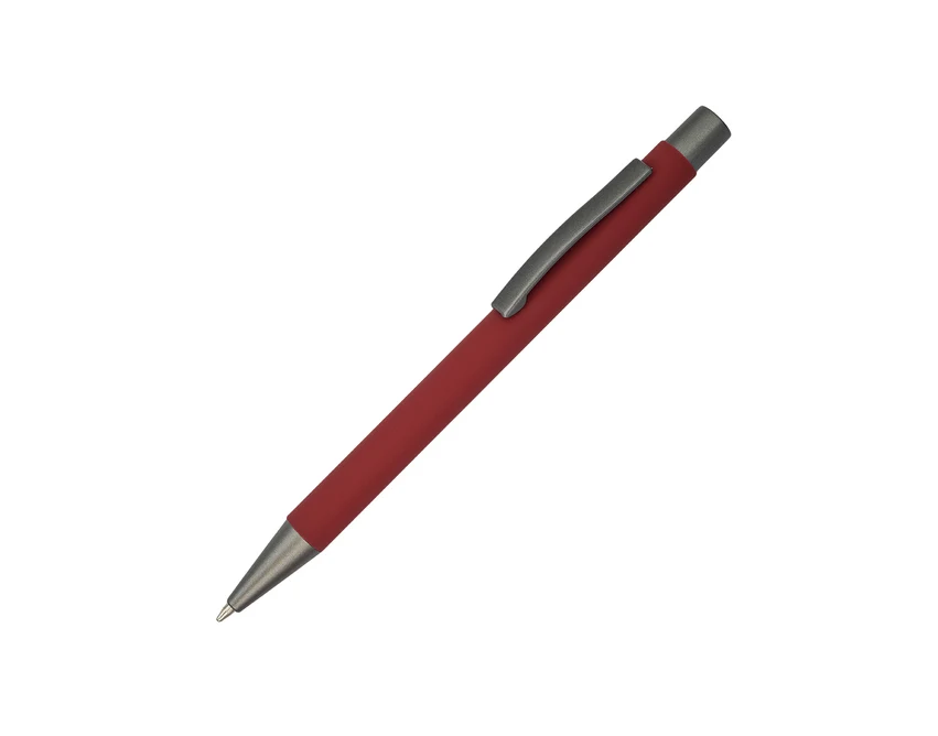 Długopis Eken bordowy aluminiowy z logo – gadżet firmowy