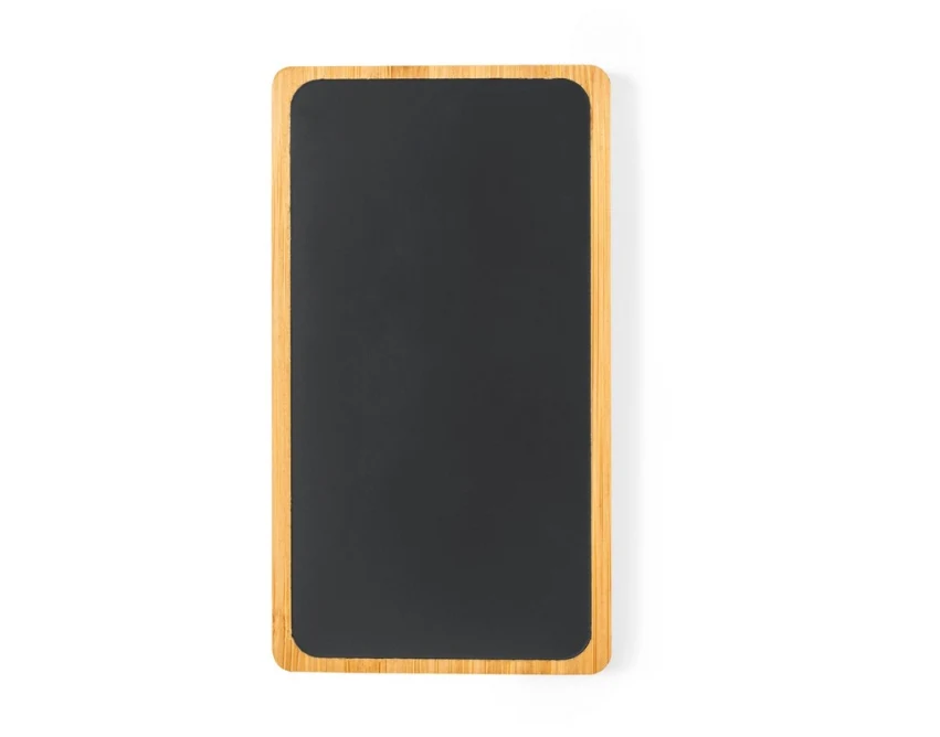 Bambusowy powerbank 5000 mAh z podświetlanym grawerem LED