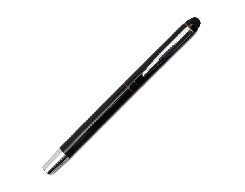 Czerwony zestaw Curitiba: pióro kulkowe i długopis z etui