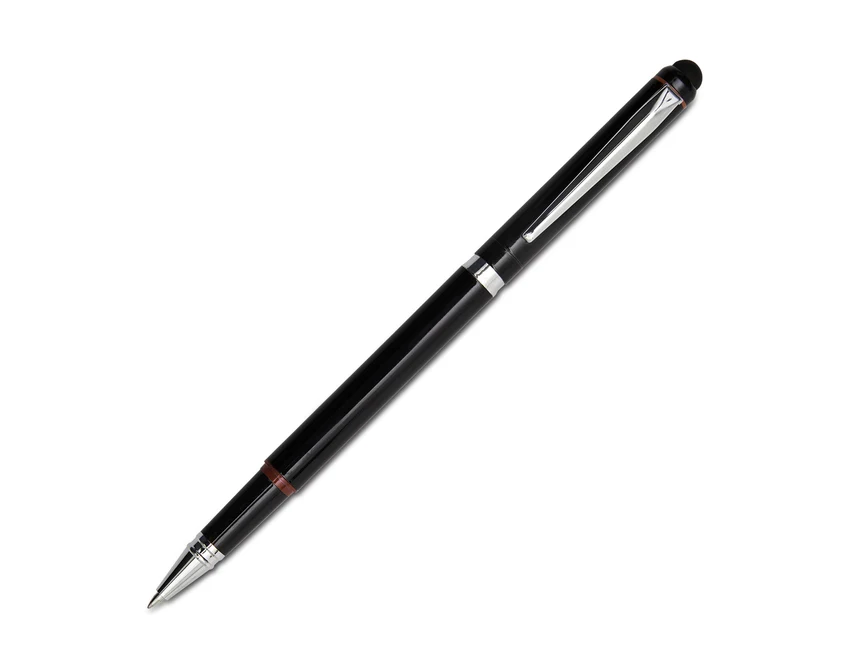 Czerwony zestaw Curitiba: pióro kulkowe i długopis z etui