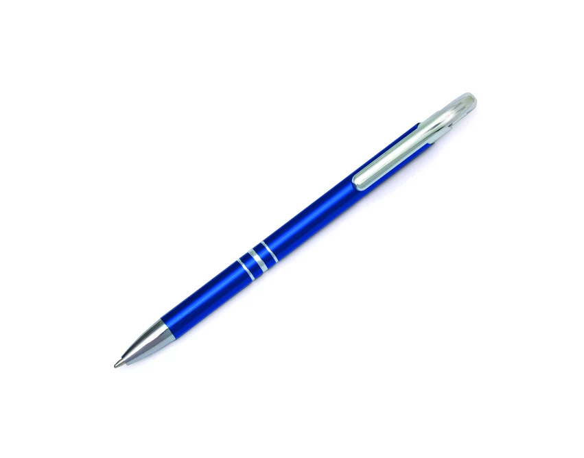 Niebieski zestaw piśmienniczy Campinas z grawerem logo