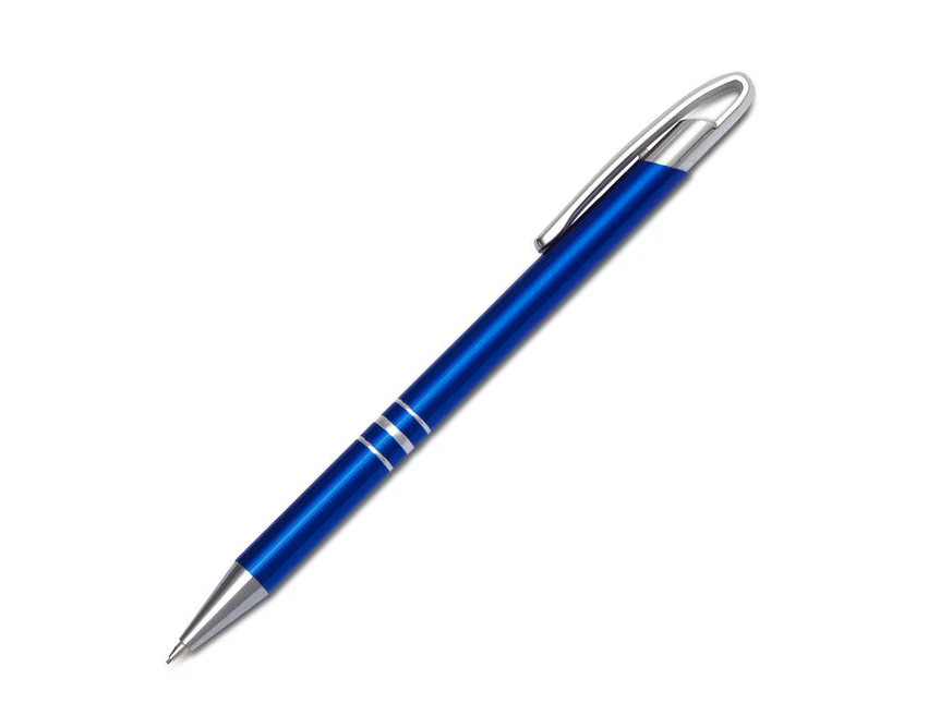 Niebieski zestaw piśmienniczy Campinas z grawerem logo