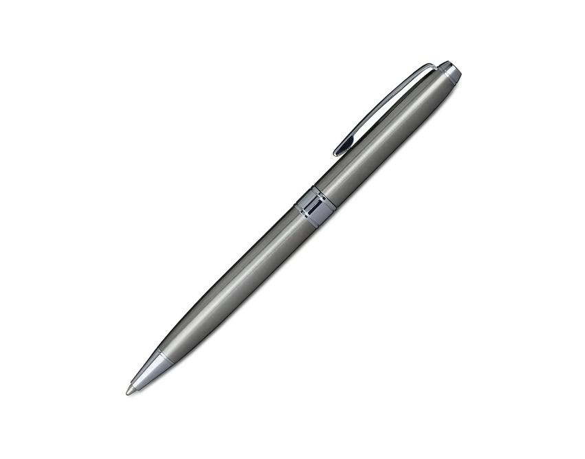 Czarny zestaw Manaus – pióro kulkowe i długopis z etui