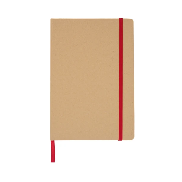 Notes firmowy A5 Simply czerwony, twarda oprawa, 80 kartek