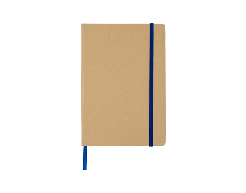 Notatnik firmowy A5 Simply niebieski z logo, 80 kartek