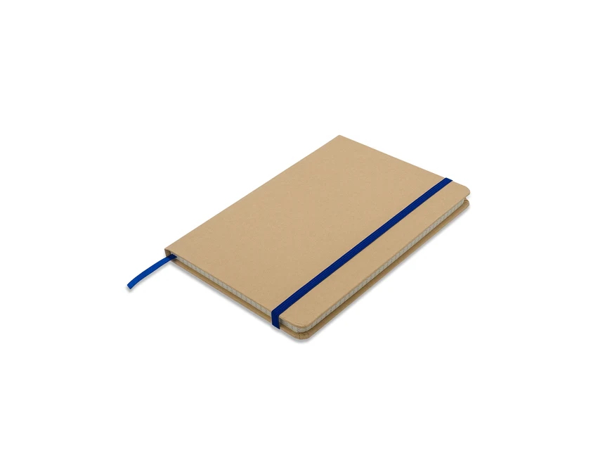 Notatnik firmowy A5 Simply niebieski z logo, 80 kartek