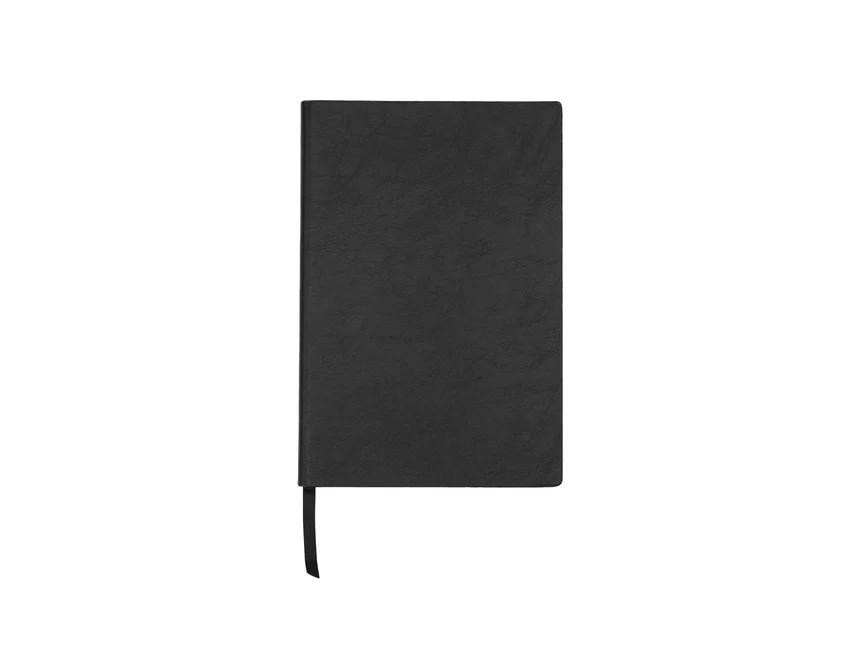 Notes Vista A5 czarny, twarda oprawa PU, 120 stron z logo