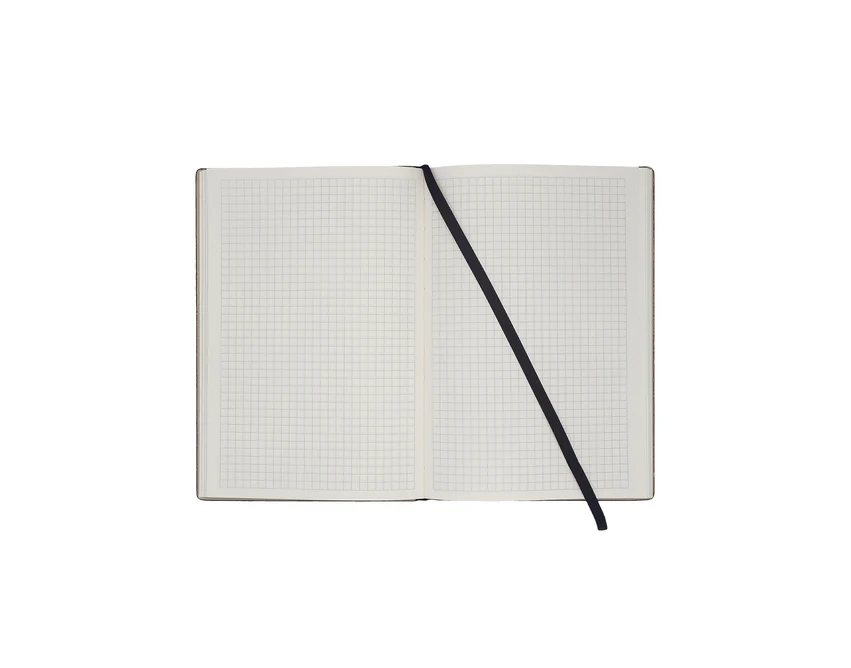 Notes Vista A5 czarny, twarda oprawa PU, 120 stron z logo