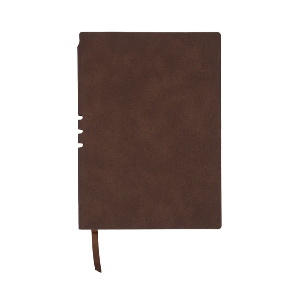 Brązowy notes Nest A5 z logo, miękka oprawa PU, 120 kartek