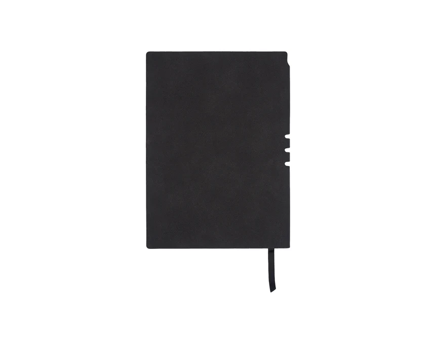 Czarny notes firmowy Nest z logo, miękka okładka, 120 kartek