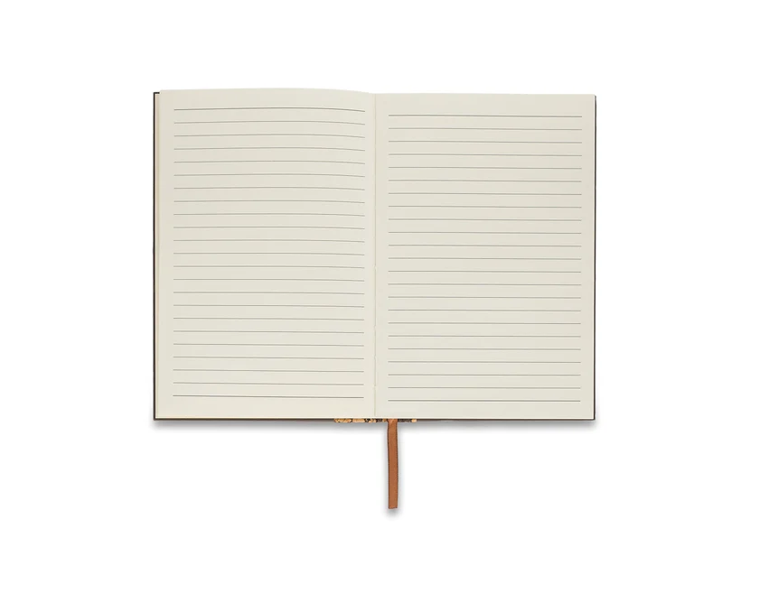 Notes A5 Mokka brązowy z korkiem i logo firmy