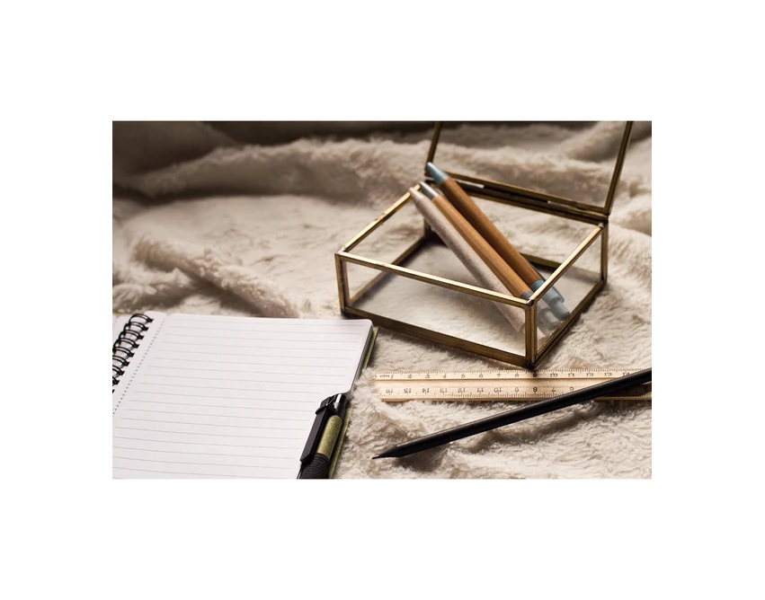 Zielony notes ekologiczny A5 z długopisem – Telde