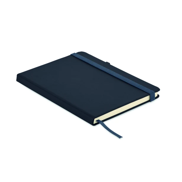 Notes skórzany A5 granatowy z grawerem, eco, 192 strony