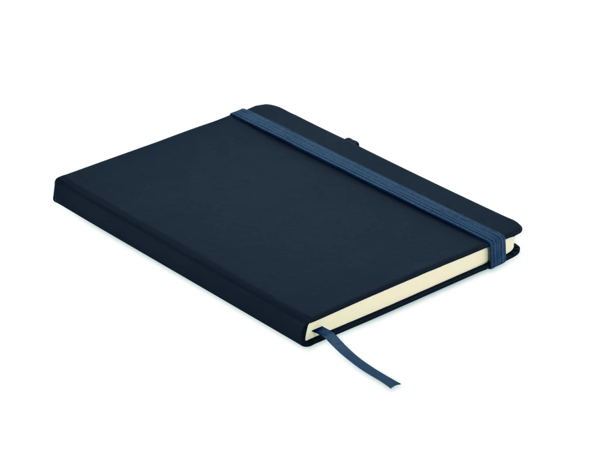 Notes skórzany A5 granatowy z grawerem, eco, 192 strony