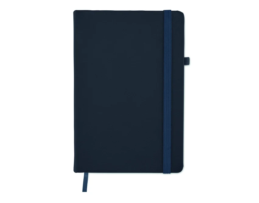 Notes skórzany A5 granatowy z grawerem, eco, 192 strony
