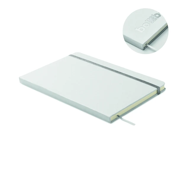 Route white personalizowany notes A5 z gumką