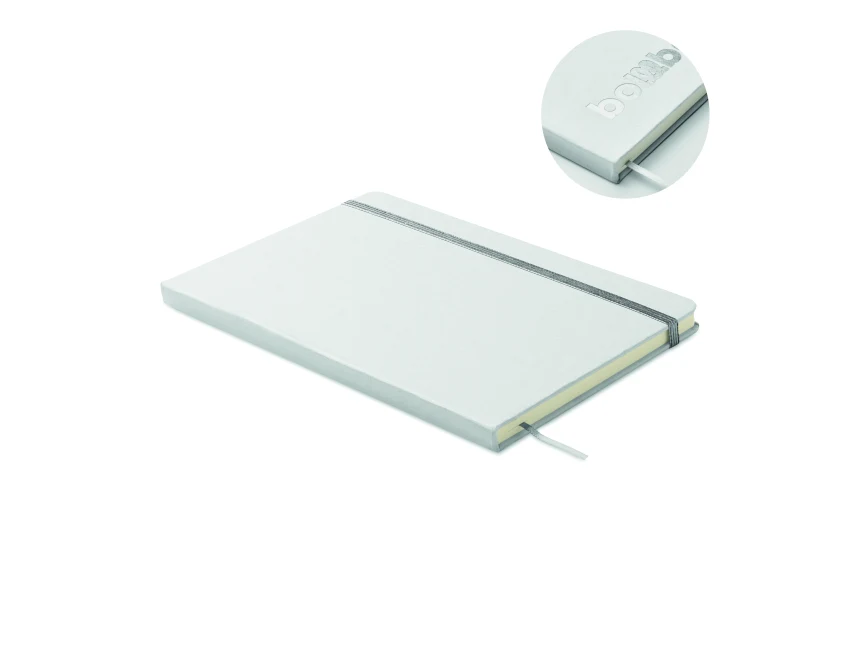 Route white personalizowany notes A5 z gumką