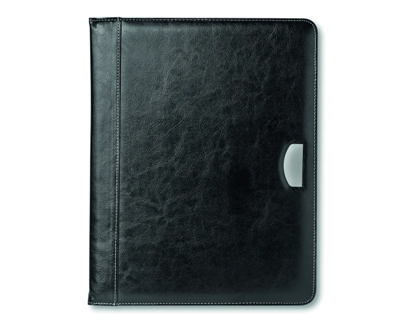 Notes książkowy A4 z logo PU z metalową płytką