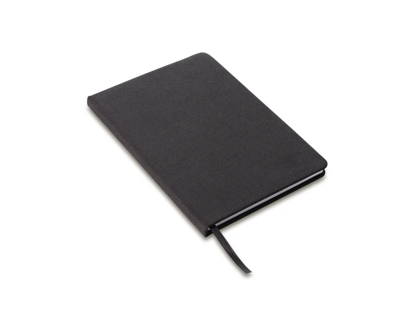 Czarny bullet journal A5 z logo – planer firmowy 80 kartek