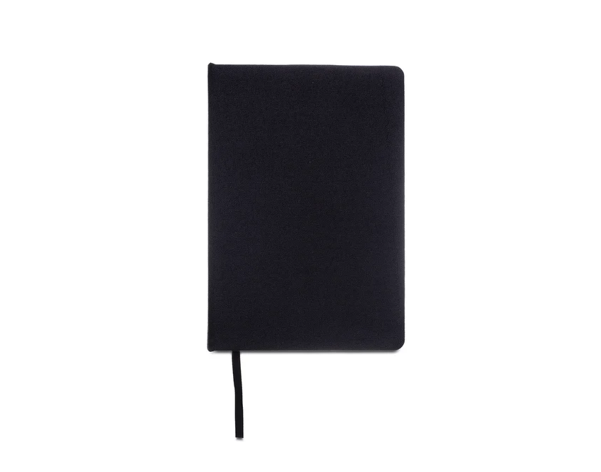 Czarny bullet journal A5 z logo – planer firmowy 80 kartek