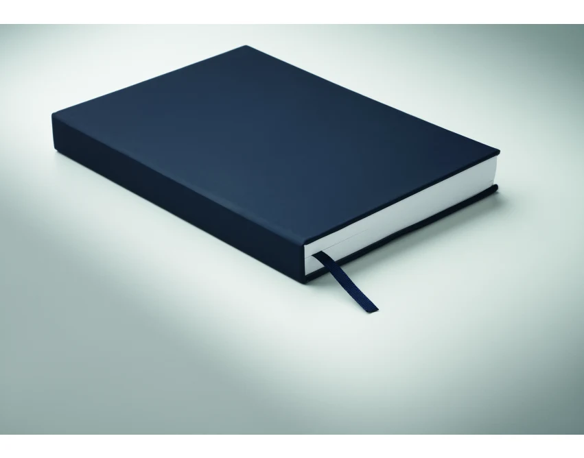 Granatowy notes A5 Routine z logo, 416 stron, eko okładka