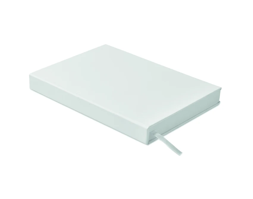 Biały notes planer A5 Routine z recyklingu z logo firmy