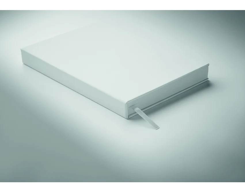 Biały notes planer A5 Routine z recyklingu z logo firmy