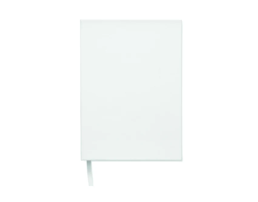 Biały notes planer A5 Routine z recyklingu z logo firmy